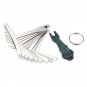 9Pcs Guitar Bass Under String Radius Gauge Setup for Luthier Stainless Steel Tools