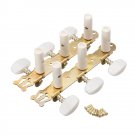 2Pcs Acoustic Guitar String Tuning Pegs Keys Machine Heads Tuners Color Gold