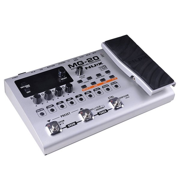 NUX MG-20 Electric Guitar Multi-effects Processor with Drum Machine