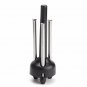 Foldable Clarinet Stand Tripod Flute Holder Metal Leg for Wind Instrument