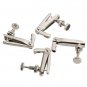 4 PCS String Adjuster Sliver Copper Fine Tuner for 3/4-4/4 Violin