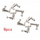 8 PCS String Adjuster Sliver Copper Fine Tuner for 3/4-4/4 Violin
