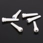 Cattle Bone Guitar Parts Endpin with Abalone Dot Bridge End Pin for Acoustic Guitar