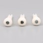 Cattle Bone Guitar Parts Endpin with Abalone Dot Bridge End Pin for Acoustic Guitar