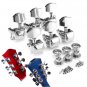 6Pcs Guitar String Tuning Pegs Semi-closed Tuner Heads for Acoustic Guitar