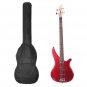 Double Straps Padded Electric Bass Bag Soft Case Backpack for 41 42"" Bass""