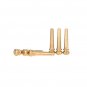 6pcs Durable Metal Brass Bridge Pins for Acoustic Guitar Golden Accessories
