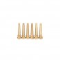6pcs Durable Metal Brass Bridge Pins for Acoustic Guitar Golden Accessories