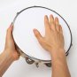 Polyester Leather Pandeiro Drum Tambourine Samba Brasil Wood Music Instrument