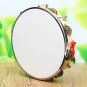 Polyester Leather Pandeiro Drum Tambourine Samba Brasil Wood Music Instrument