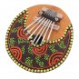 Kalimba 7 Key Finger Piano Painted Coconut Shell Mbira Likembe Thumb Piano