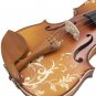 Aston 4/4  Spruce wood Carving Violin with Bow String Mute Case AV-30
