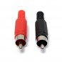 2pcs Solder RCA Phono Male Plug Audio Video Connectors