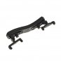 Soft Violin Shoulder Rest Adjustable Black Support For Violin 1/2 2/4