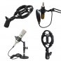 Studio Mic Shock Mount Holder For Large Diaphram Condenser Mic Clip
