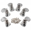 Chrome Guitar String Tuning Pegs Heads Acoustic 6 PCS Right Left