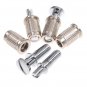 LP Gibson Electric Guitar Ponticello Tailpiece Bridge Full Set Sliver