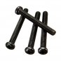 Guitar Humbucker Pickup Screws Kit Mounting Screws With Springs Black