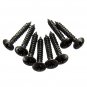 Guitar Humbucker Pickup Screws Kit Mounting Screws With Springs Black