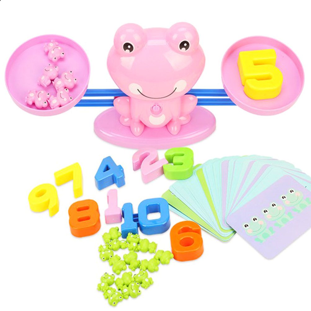 Digital Balance Scale Toy Early Learning Children Enlightenment Digital Addition Subtraction Math Sc