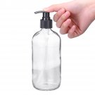 250ml/500ml Clear Glass Bottle With Trigger Sprayer Cap Emulsion Pump Essential Oil Water Spraying B
