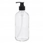 250ml/500ml Clear Glass Bottle With Trigger Sprayer Cap Emulsion Pump Essential Oil Water Spraying B