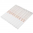 10Pcs/Set Glass Clear Graduated Test Tube Measuring Calibration Tube 5/10/20/25/50mL for Lab Experim