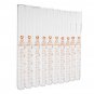 10Pcs/Set Glass Clear Graduated Test Tube Measuring Calibration Tube 5/10/20/25/50mL for Lab Experim