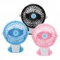 DC 5V-9V Portable Clip Fan Rechargeable Battery USB for Baby Stroller Car Camping Desk