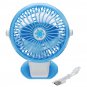 DC 5V-9V Portable Clip Fan Rechargeable Battery USB for Baby Stroller Car Camping Desk