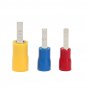 10/25Pcs 22-10AMG Flat Blade Crimp Terminal Insulated Electrical Connector 3 Colors