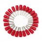 10/25Pcs 22-10AMG Flat Blade Crimp Terminal Insulated Electrical Connector 3 Colors