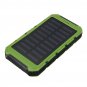 Waterproof Solar LED Dual USB Power Charger External Battery Charger Box Case