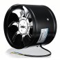 VADIV 8Inch Duct Fan Ceiling Air Ventilation Fan Exhaust Fan Inline Booster 200mm Window Exhauster