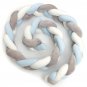 300cm Infant Baby Plush Bumper Bed Bedding Crib Cot Braid Cushion Protector Decorations