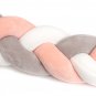 300cm Infant Baby Plush Bumper Bed Bedding Crib Cot Braid Cushion Protector Decorations