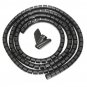 3mx25mm Spiral Wrap Cable Tidy PC TV Wire Binding Organizing Tool Office Home