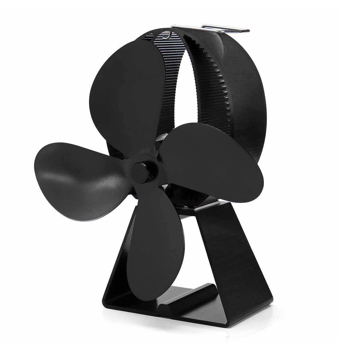 4 Blades Stove Fan Heat Powered Wood Stove Fan For Burner Fireplace Eco Silent