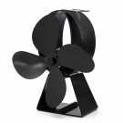 4 Blades Stove Fan Heat Powered Wood Stove Fan For Burner Fireplace Eco Silent