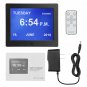 8 Inch Digital Calendar Clock Alarm LED Dementia Large Letter Multimedia Remote Control