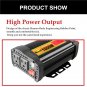 12V DC To 110V AC 1000W Solar Power Inverter Modified Sine Wave Converter