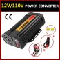 12V DC To 110V AC 1000W Solar Power Inverter Modified Sine Wave Converter
