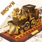 Vintage Classic Train Mechanical Music Box Home Decoration Christmas Valentine's