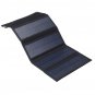 Waterproof 30W 6V Solar Panel Bank Folding Solar Power Bank Charger Power USB Port W/ 10in1 USB Cabl