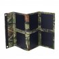 25W 5V Foldable Solar Panel Charger Solar Power Bank Dual USB Camouflage Backpack Camping Hiking for