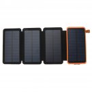 20000mAh Solar Panel Solar Charger 7W 5V/2A Foldable Solar Panel Charger Dual USB Portable Mobile Po