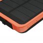 20000mAh Solar Panel Solar Charger 7W 5V/2A Foldable Solar Panel Charger Dual USB Portable Mobile Po