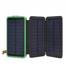 20000mAh Solar Panel Solar Charger 5W 5V/2A Foldable Solar Panel Charger Dual USB Mobile Portable Po