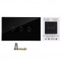 2200W WiFi Smart Wall Touch Light Switch Glass Panel Wireless Remote Control by Mobile APP For Rolle