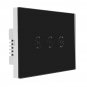 2200W WiFi Smart Wall Touch Light Switch Glass Panel Wireless Remote Control by Mobile APP For Rolle
